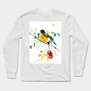 American Robin Long Sleeve T-Shirt